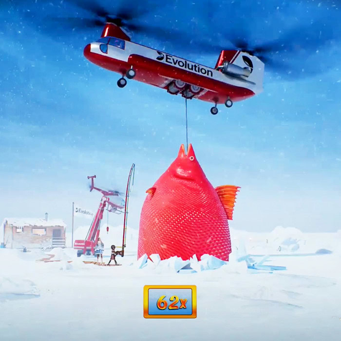 ice fishing bonus game
